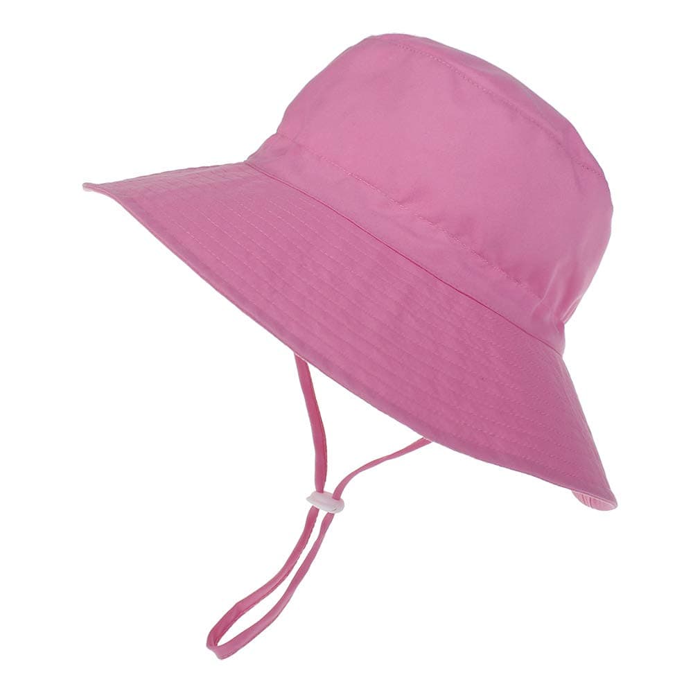 DRESHOW Baby Sun Hat Toddler Sun Protection Animal Cap Unisex Summer Bucket Hat with Chin Strap UPF 50+