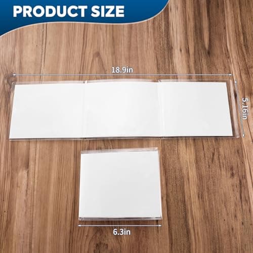 Protective Sleeve for 2025-2026 Mah-Jong Cards - Size (6 1/8" x 4 3/4") - Large-Size Mahjong Card Protective Sleeve - 1 Pack