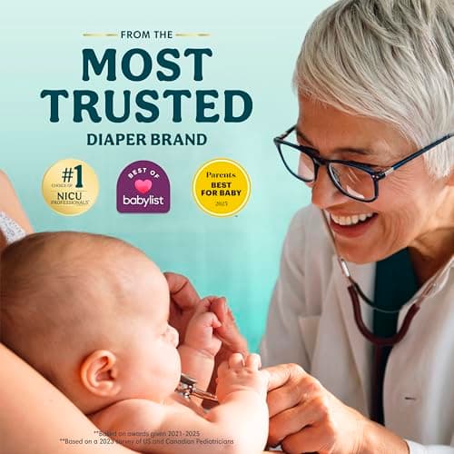 Pampers Swaddlers Newborn Diapers, Size Newborn (10 lbs), 84 Count, Fragrance Free, Hypoallergenic, Absorbent, Pediatrician Recommended, Skin Safe — view 4