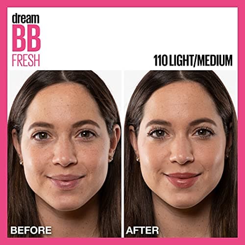 Maybelline Dream Fresh Skin Hydrating BB cream, 8-in-1 Skin Perfecting Beauty Balm with Broad Spectrum SPF 30, Sheer Tint Coverage, Oil-Free, Light/Medium, 1 Fl Oz — view 4