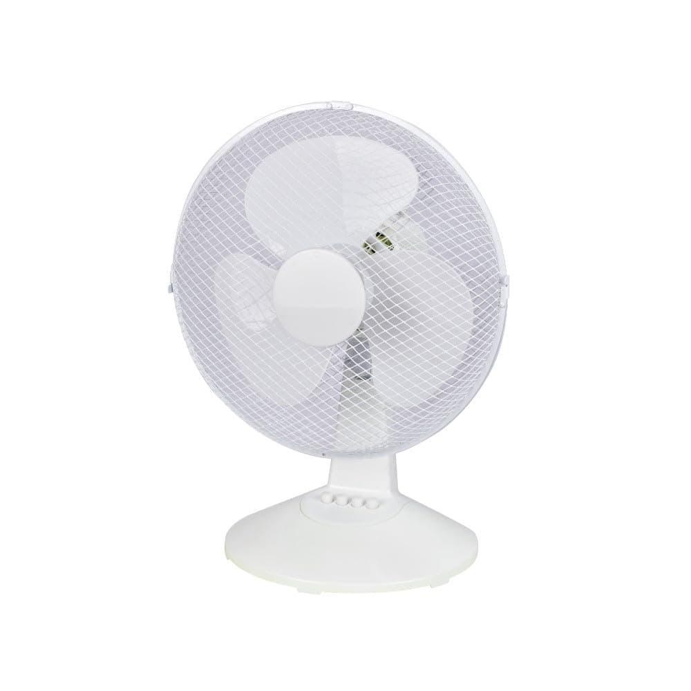 wonderlamp - Ventilador de sobremesa Nivo, 3 velocidades, 35W, Cabezal oscilante, Ventilador de mesa para Oficinas, escritorios, espacios pequeños
