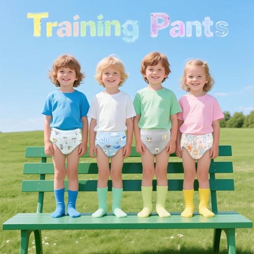 Upairy Training Pants Potty Training Underwear for Boys Girls,Toddler Potty Pants for 2T-6T,Soft Absorbent & Leak-Proof with Characters, 100% Cotton Washable (6PCS,S) — view 2