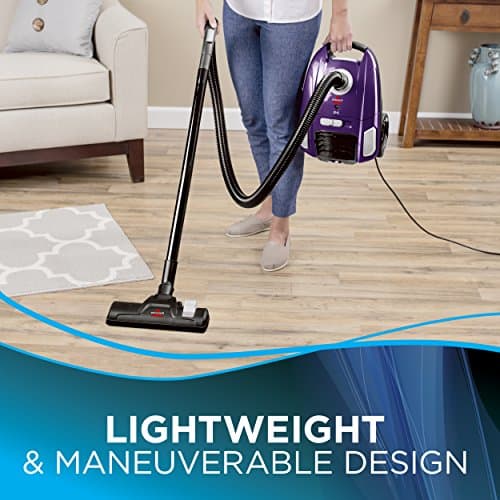 Bissell Zing Lightweight, Bagged Canister Vacuum, Purple, 2154A — view 2
