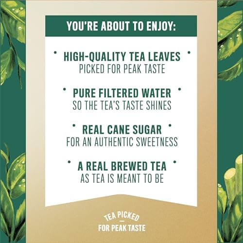 Gold Peak Tea, Sweet Tea, 16.9 fl oz, 6 Pack — view 4