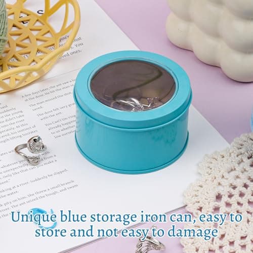 FOUSNOW 11 Pcs Crochet Ring, Adjustable Knitting Tension Rings, Finger Loop Yarn Rings Crochet Ring for Finger, Cat Guide Knitting Thimble, Faster Knitting Accessories for Mother Grandma — view 5