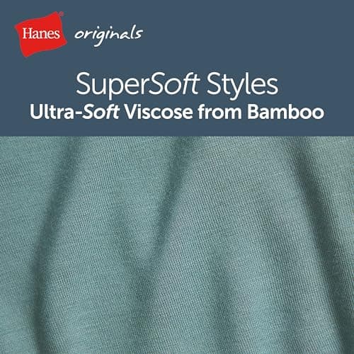 Hanes Ultimate Boys' Originals SuperSoft Boxer Brief Underwear, Viscose from Bamboo Fabric, Black, 5-Pack — view 5