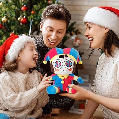 SAJISP The Amazing Digital Circus Plush,10.3" Pomni Plushies Toy Gift, Cute Stuffed Figure Doll for Kids and Adults, Birthday Halloween Christmas Choice for Boys Girls — view 5