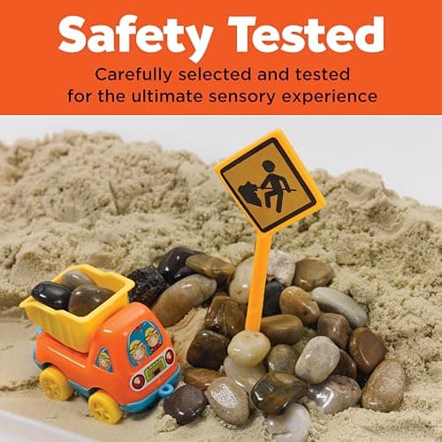 Creativity for Kids Sensory Bin: Construction Zone Playset - Preschool Learning Activities, Excavator Toys for Boys Ages 3-5+, Outdoor Toys and Gifts for Kids — view 5
