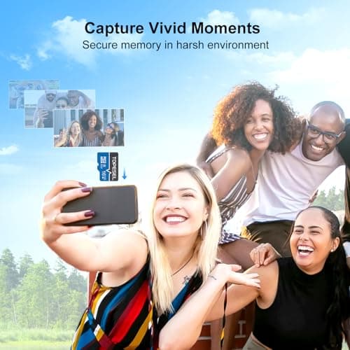 TOPESEL 16GB Micro SD Card 2 Pack Memory Cards with Adapter SDHC UHS-I Flash Memory Card Micro TF Card for Smartphone, Camera, Dash Cam(2 Pack 16GB) — view 4