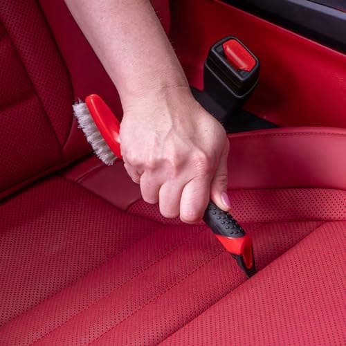 Mothers Car Detailing Brush for Stain and Hair Removal on Vinyl and Leather Seats - 2 Pack — view 5