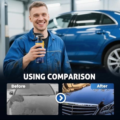 2PCS Car Coating Spray, Quick Effect Coating Agent, Quick-Advanced Car Acting Coating Agent Spray, Waterless Wash Polish, Paint Protection and Glass Cleaner — view 4