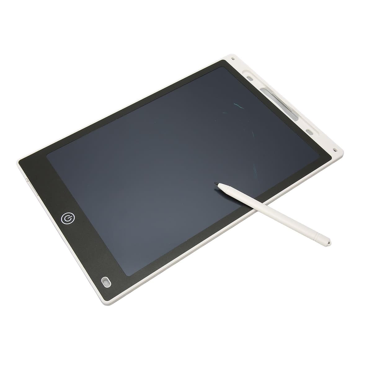 10-I LCD Writing Tablet – Erasable, Reusable Drawing Pad for Kids with Pressure Sensitivity & One-Button Erase F in (Black) (White)