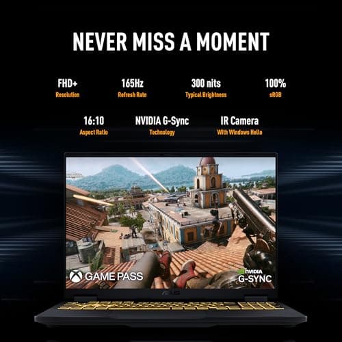 ASUS TUF Gaming F16 (2025) Gaming Laptop, 16” FHD+ 165Hz 16:10 Display, Intel® Core™ i5 Processor 13450HX, NVIDIA® GeForce RTX™ 5050, 16GB DDR5, 512GB PCIe Gen4 SSD, Wi-Fi 6E, Win 11 Home — view 5