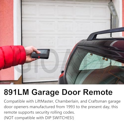 3 for Chamberlain Craftsman LiftMaster Garage Door Opener Remote Replacement, Replaces 891LM 893LM 893MAX 370LM 371LM 373LM 971LM 973LM, no Wait Wireless Remote Keyless Entry, Safe Security — view 4