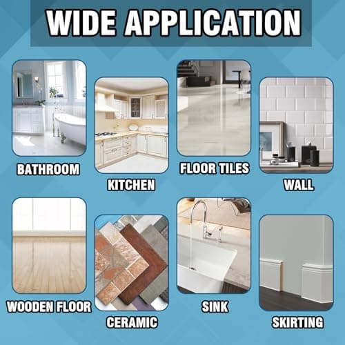 Construction Adhesive Heavy Duty, Cement Glue for Concrete, Floor, Wall, Stone, Wood and More, 7.4 Ounce Tile Squeeze Tube, Suitable for Rough Bonding Surface (220ml*1) — view 5