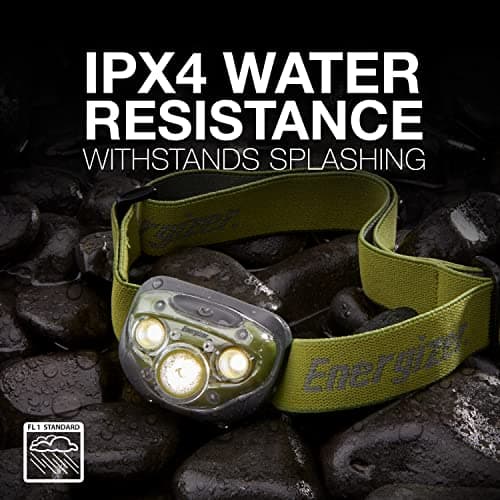 Energizer PRO-260 LED Headlamp, IPX4 Water Resistant Headlamps, High-Performance Head Light for Outdoors, Camping, Running, Storm, Survival LED Light for Emergencies (Batteries Included) — view 4