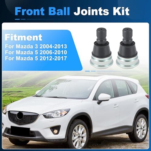 INFINAUTO 2 Pcs Front Lower Ball Joints for Mazda 3 2004-2013 for Mazda 5 2006-2010 2012-2017 B32H34350 Suspension Lower Ball Joints Kit B32H34350A B32H34350B Left and Right