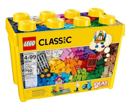 LEGO Classic Large Creative Brick Box 10698 Building Set, Toy Storage Solution for Home or Classrooms, Interactive Building Toy for Kids, Boys, and Girls — view 4