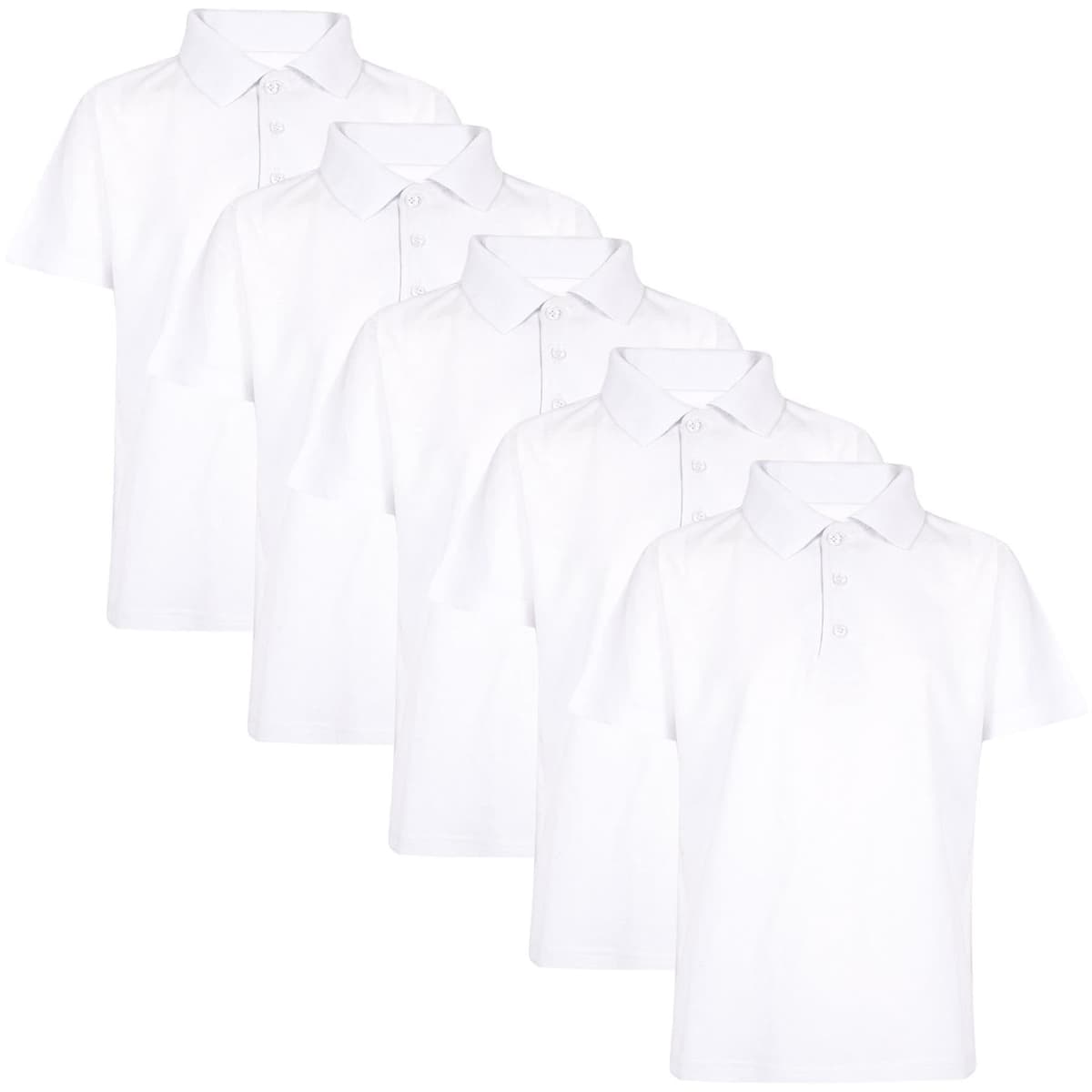 A2Z 4 Kids Girls Boys Polo T Shirts Plain Summer Tank Top & Tees Fashion Soft Feel School T Shirts for Children Unisex Age 3-16 Years