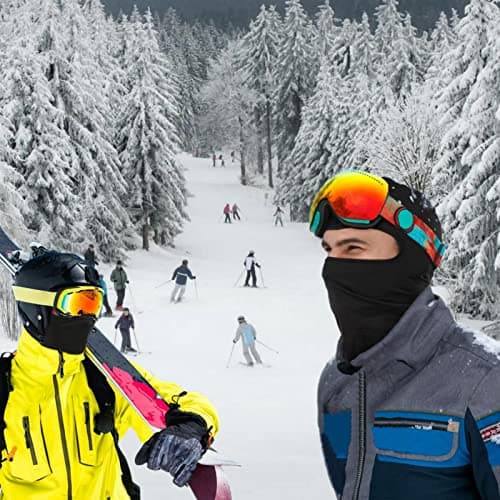 Zolenlo 6 Pack Ski Mask Balaclava Face Masks for Men Women Pooh Shiesty Mask Outdoor Full Cover Summer&Winter Protection Black — view 2