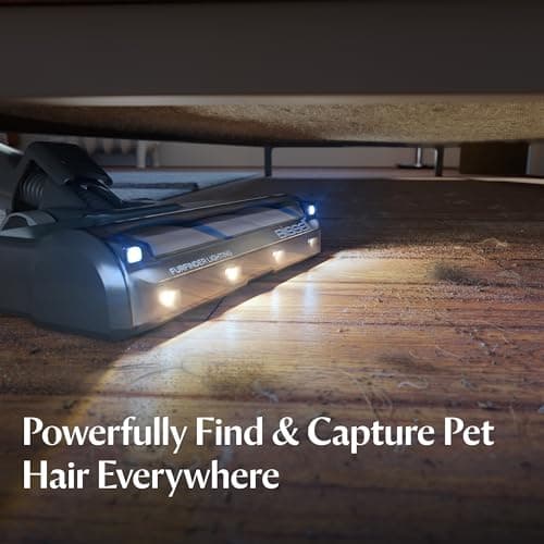 Bissell PowerClean FurFinder 200W Self-Standing Cordless Vacuum w/Tangle Free Brush Roll, Strong Suction, Removeable Battery, Wall Mount, Upholstery Tool & Bright Headlights
