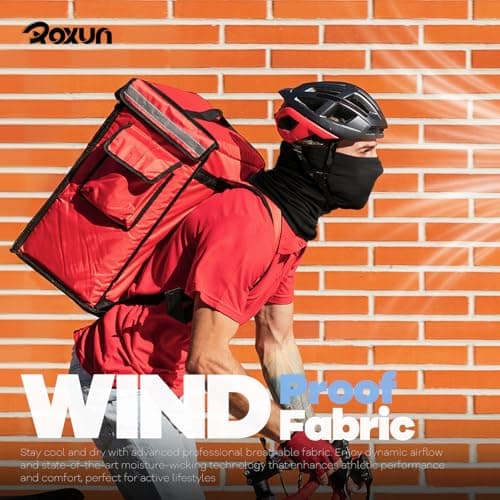 ROXUN Neck Gaiter, 4 Pack Summer Cooling Breathable Face Mask for Outdoors — view 4