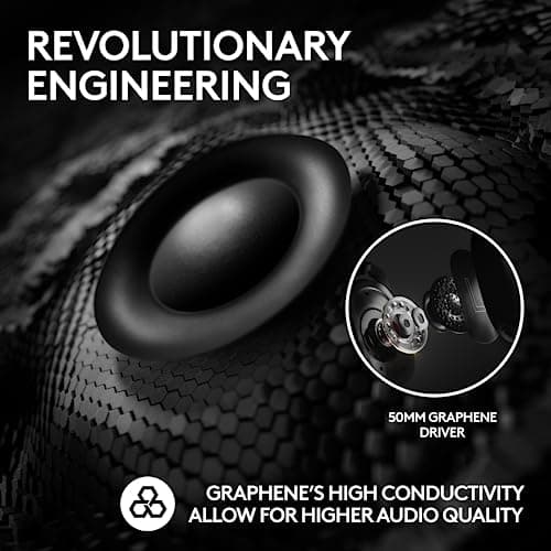 Logitech G PRO X 2 Lightspeed Wireless Gaming Headset, Detachable Boom Mic, 50mm Graphene Drivers, DTS:X Headphone 2.0—7.1 Surround, Bluetooth/USB/3.5mm Aux, for PC, PS5, PS4, Nintendo Switch - Black — view 3