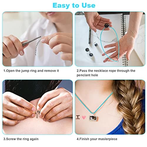 100Pcs Leather Necklace Cord with Clasps, Rope Necklace String, 25Color Necklace Cords for Pendants, 19.7" Premium Necklace Chains for Jewelry Making Supplies, 1.5mm Waxed Necklace Bracelet Cord DHOOZ — view 4