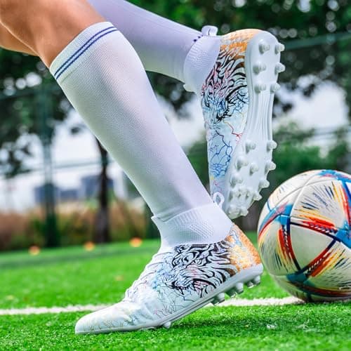 Soccer Cleats Mens Football Cleats Lightweight Training Soccer Shoes