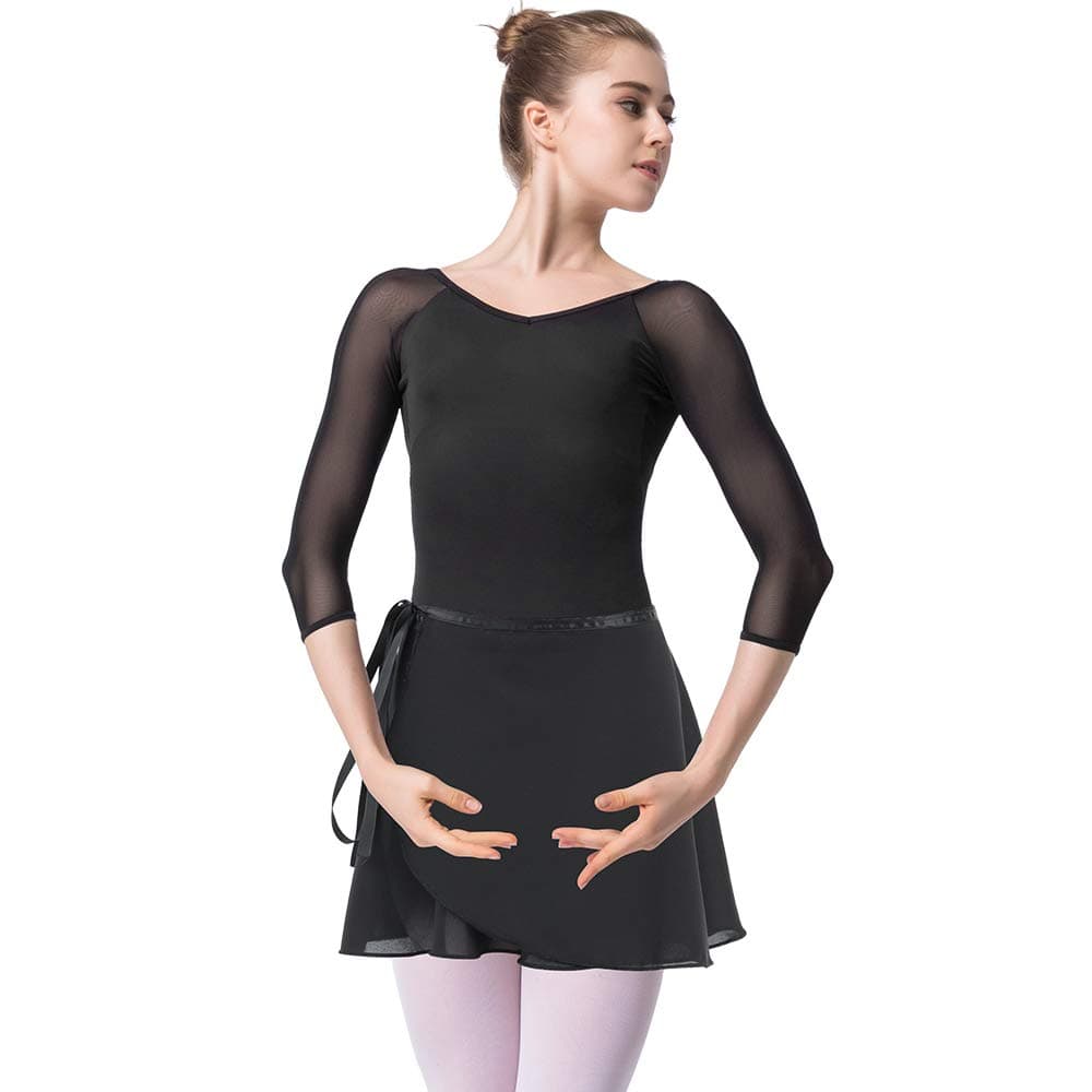 Maillot de Danza Gimnasia Leotardo Clásico Ballet Vestido para Niñas Mujer