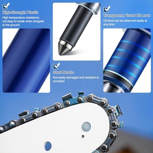 Meonum 1 Pcs Grease Gun for Chainsaws, Pre Loaded Mini Grease Gun with Lubricant, Universal for Most Chains and Cutters, Lubricating Mowers, Trimmers, Easy Refill Brushcutter Lube Tool — view 2