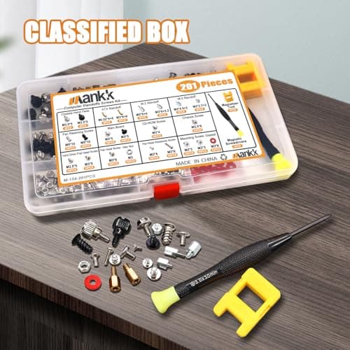 mankk 23 Sizes M.2 Computer Screws Motherboard Standoffs Laptop Screws for Motherboard,HDD Hard Drive,SSD,PC Case,PC Fan,ATX Case,CD-ROM
