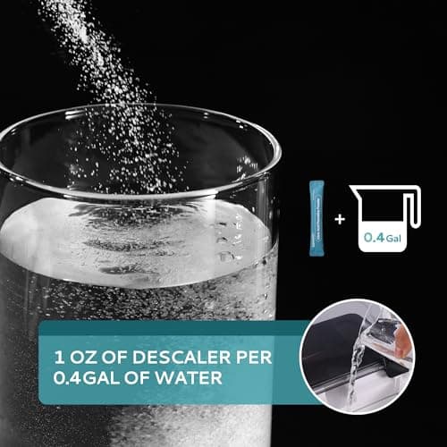 EUHOMY Ice Maker Cleaner & Descaler | 12 Use & Individually Packed | Ice Machine Cleaner with Organic Citric Acid Descaling Powder, Ideal for All Brands — view 3