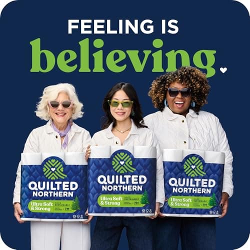 Quilted Northern Ultra Soft & Strong Toilet Paper, 18 Mega Rolls = 72 Regular Rolls, 5X Stronger*, Premium Soft Toilet Tissue — view 4