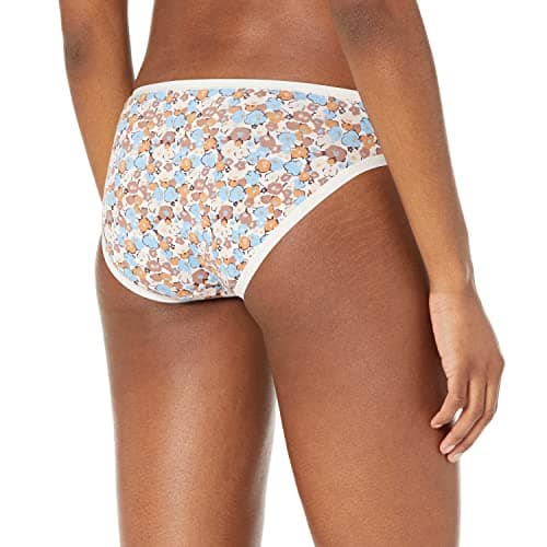 Amazon Essentials Women's Cotton Spandex Bikini Brief Underwear (Available in Plus Size), Pack of 10, Multicolor/Ditsy Floral/Dots/Floral, X-Small — view 3