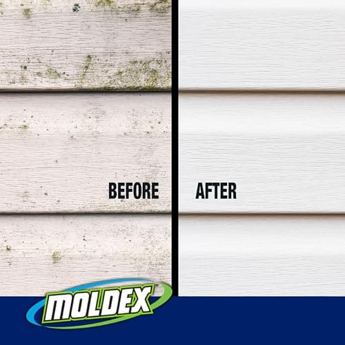 Moldex® Instant Outdoor Cleaner with Bleach and Hose End, 64 oz – Fast Acting Spray for Mold and Mildew Stains on Siding, Decks, Fences and Exterior Surfaces — view 4