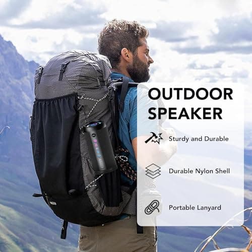 Portable Bluetooth Speaker, Bluetooth 5.4 Speaker, 30W Dual Speaker, 2.0 Channel, Deep Bass, 30H Playtime, Colorful RGB Lights, IPX7 Waterproof, TWS pairing for Outdoor/Home/Party/Travel, Gift Ideas — view 5