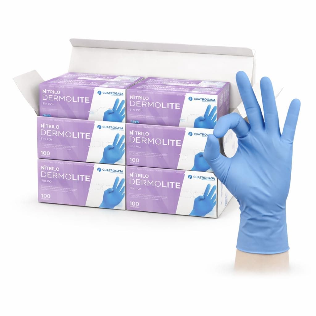 1000 Guantes de Nitrilo Desechables – Sin Polvo, Alta Resistencia – Uso Médico, Alimentario, Limpieza y Taller – Guantes Protectores Azul o Negro – Tallas S, M, L, XL (azul, M)