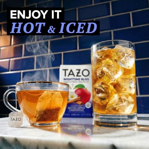 TAZO Herbal Tea Bags, Nighttime Bliss Spiced Apple Chamomile, 16 Count (Pack of 1) — view 4