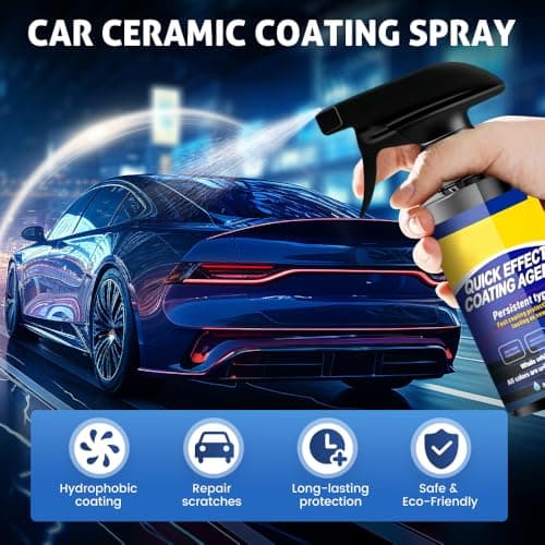 Car Coating Spray, 2026 New Quick Effect Coating Agent Car Paint Protection for Car Owners, Multi-Surface Detailing Spray for Car Exterior Protection (3) — view 5