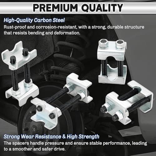 weyleity Coil Spring Spacers 4PCS 2-Way Adjustable Lift Or Lower Spring Spacer — view 2