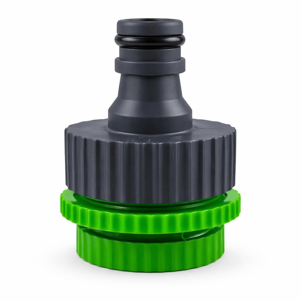 RIEGOPRO Adaptador de Grifo Hembra para Manguera de Jardín – Compatible con 1/2" 3/4" y 1" – Conexión Estanca y Rápida sin Fugas