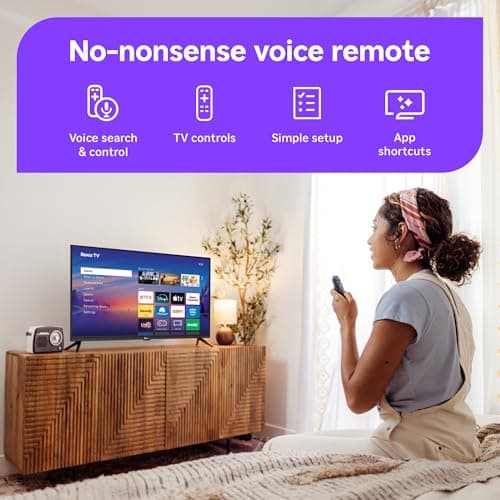 Roku Smart TV 2026 – 32-Inch Select Series, 1080p Full HD TV – Roku TV with Voice Remote – Flat Screen LED Television with Wi-Fi for Streaming Live Local News Sports & Movies, Bluetooth Headphone Mode — view 3