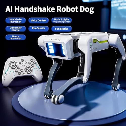 AI Companion Robot Offering Handshake with Security Functions Enhanced Educational Applications AI Handshake Robot Dog