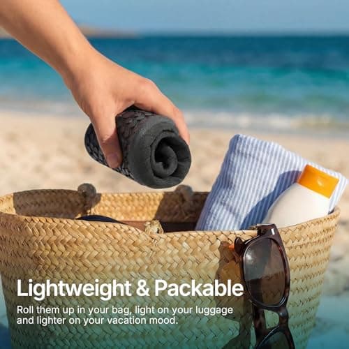 Water Shoes For Women Men Camping Cruise Travel Essentials Snorkeling Gear Outfits For Adults Beach Stuff Must Haves Supplies Summer Cool Vacation Accessories Pool Items Youth Size 10-11 Women/ 9-10 M — view 5