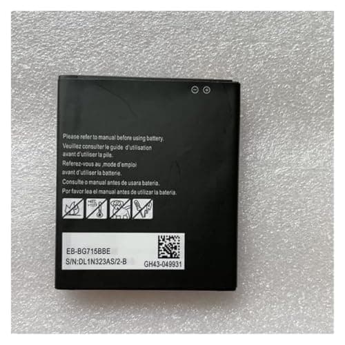 Replace The Battery Compatible for Galaxy Xcover Pro Xcover6 Pro G715F SM-G715 SM-G715U SM-G715U1 SM-G715F SM-G715W EB-BG715BBE GH43-04993A EB-BG736BBE 1ICP6/62/69 (3.85V,4050mAh)
