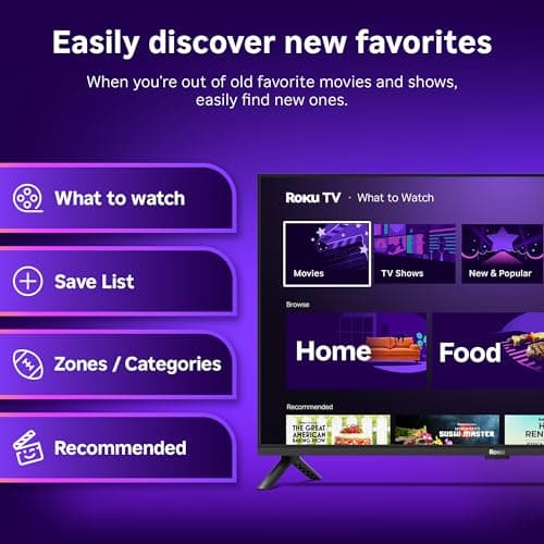 Roku Smart TV 2026 – 32-Inch Select Series, 1080p Full HD TV – Roku TV with Voice Remote – Flat Screen LED Television with Wi-Fi for Streaming Live Local News Sports & Movies, Bluetooth Headphone Mode — view 5
