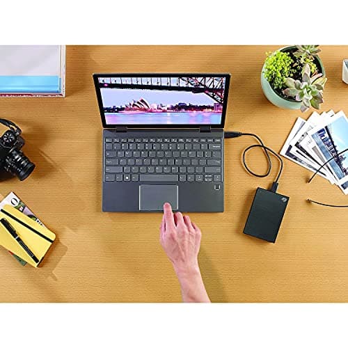 Seagate One Touch, 4TB, Password Activated Hardware encryption, Portable External Hard Drive, Portable External Hard Drive, PC, Notebook & Mac, USB 3.0, Black (STKZ4000400) — view 5