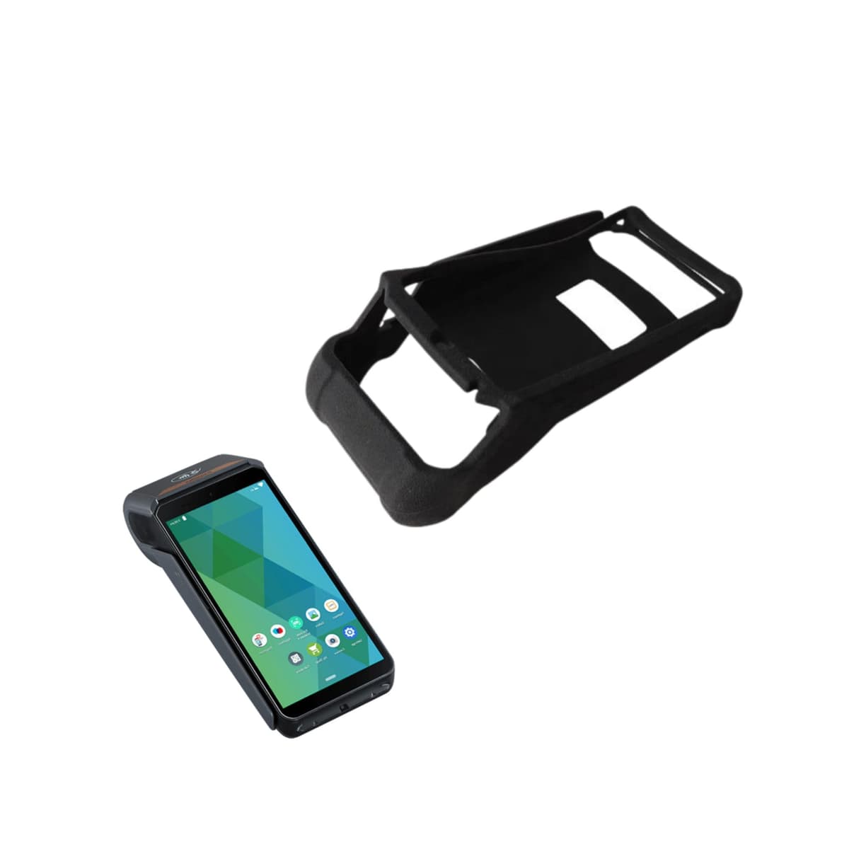 Ventalia Funda de silicona TPV DX8000 – Carcasa protectora anticaídas y antideslizante para datáfono – Protector resistente