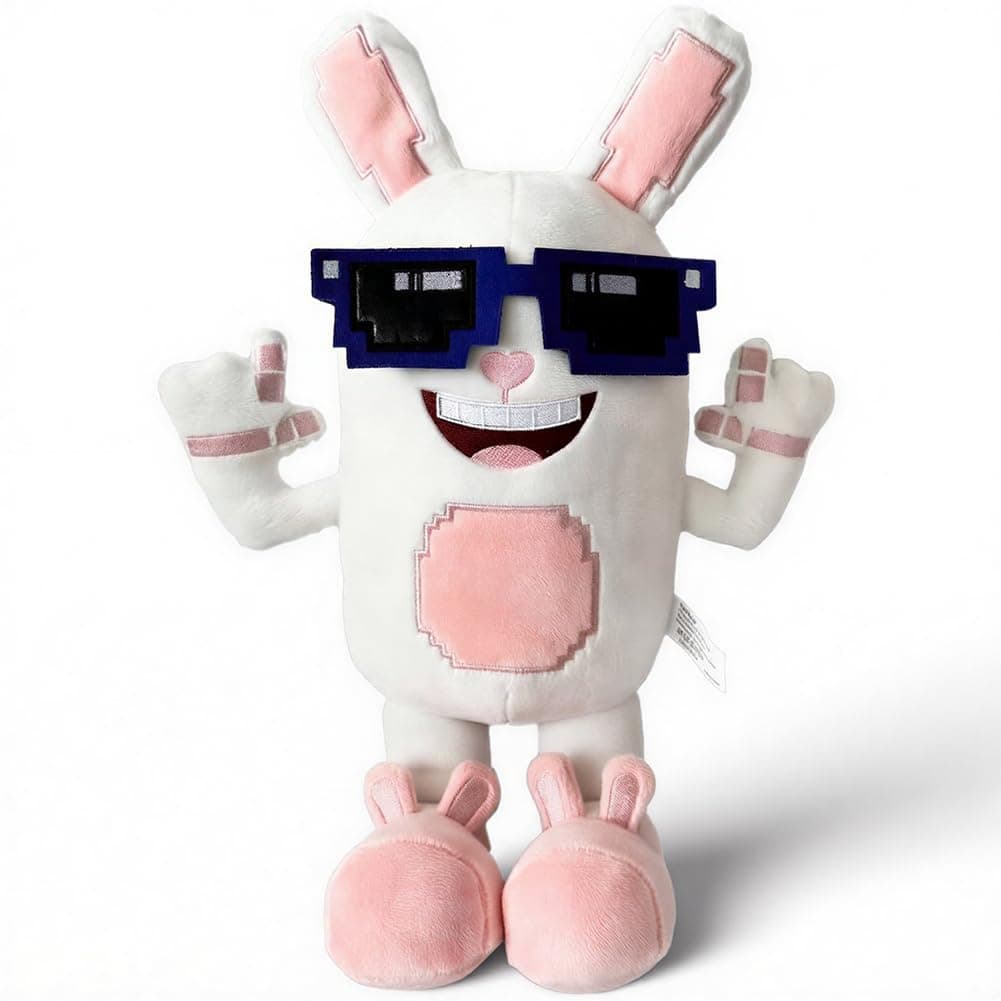 Steal A Brainrot Plush Toy, Tralalero Shark Plush Funny Stuffed Animal, Cute Soft Plushies Gift for Fans, Collectible Kawaii Plush Toy for Kids & Adults (Boppin Bunny)